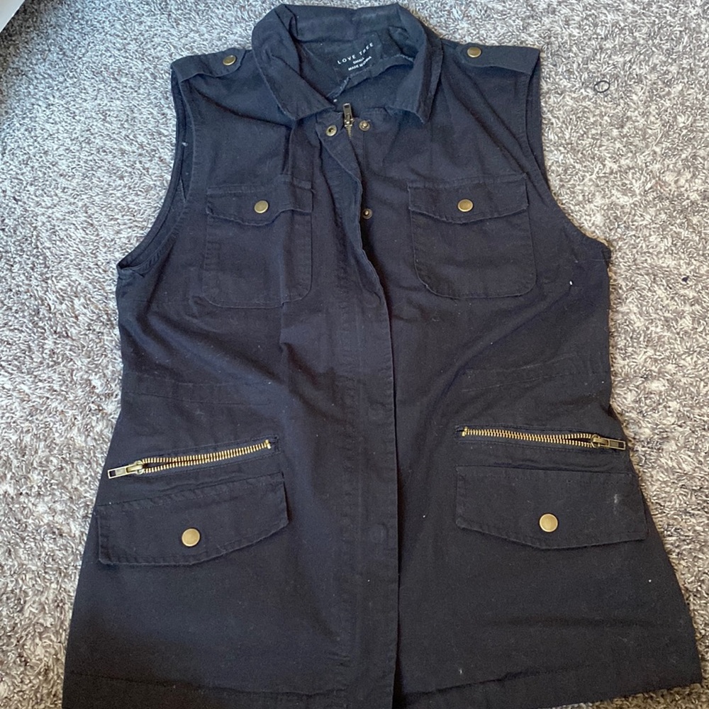 Black Vest Jacket